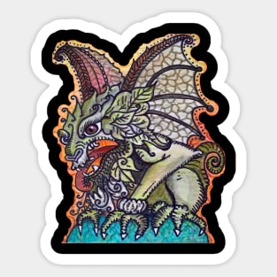 LEIF The Gorgeous Gargoyle Sticker